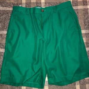 Brooks Brothers Green Golf Shorts 33